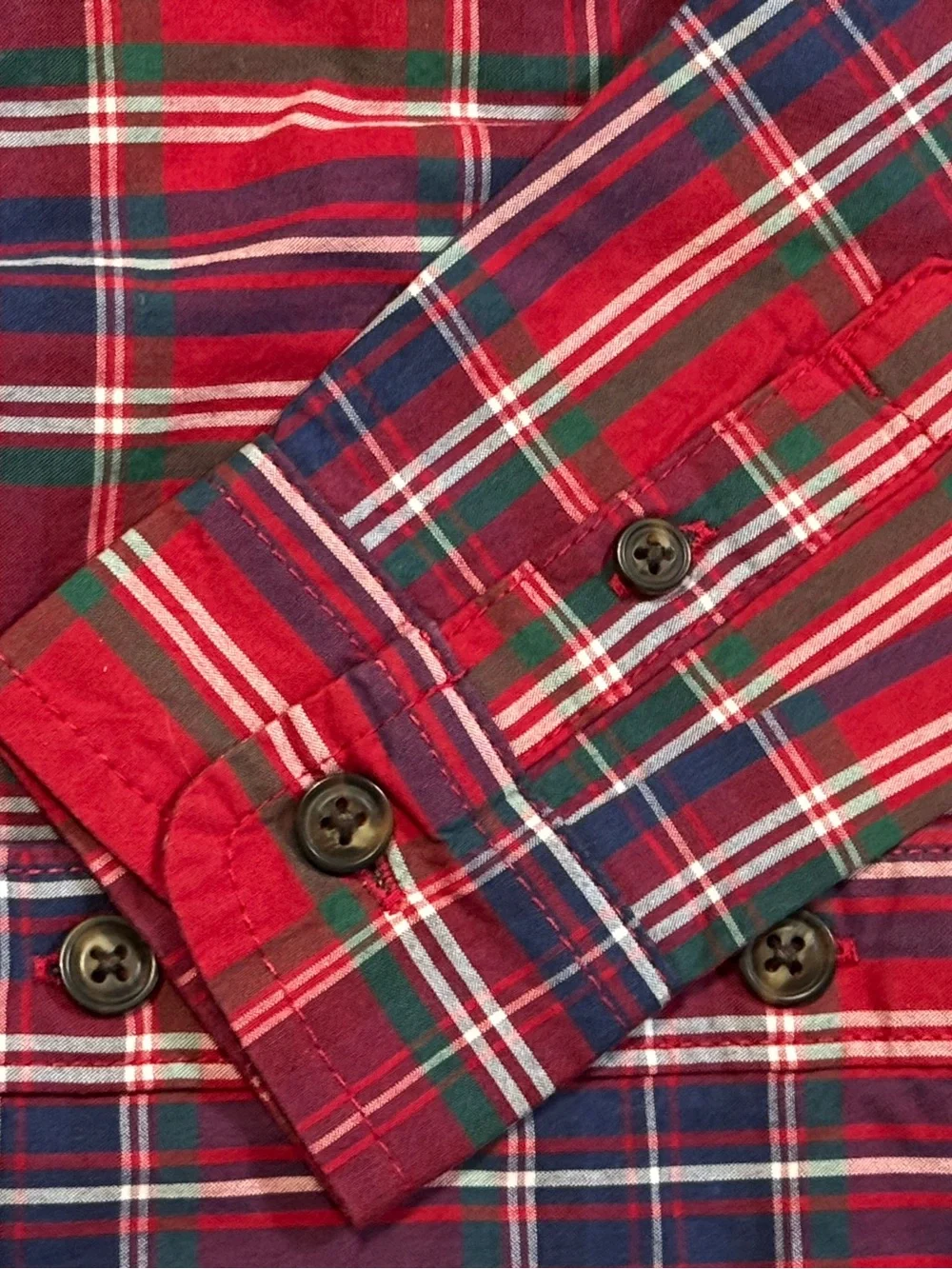 Gymboree Red Plaid Button-Down Shirt